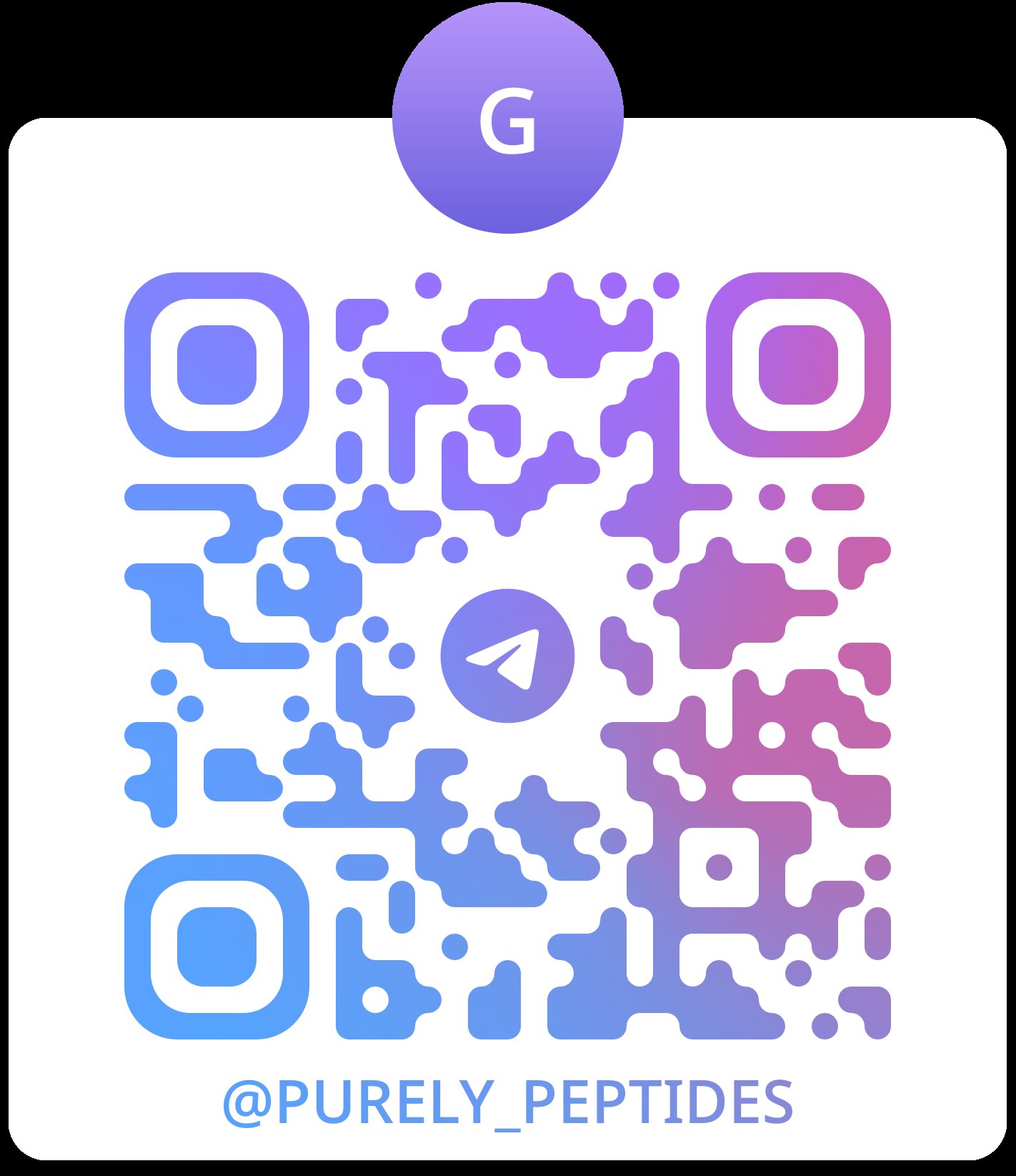 Telegram QR Code — @PURELY_PEPTIDES
